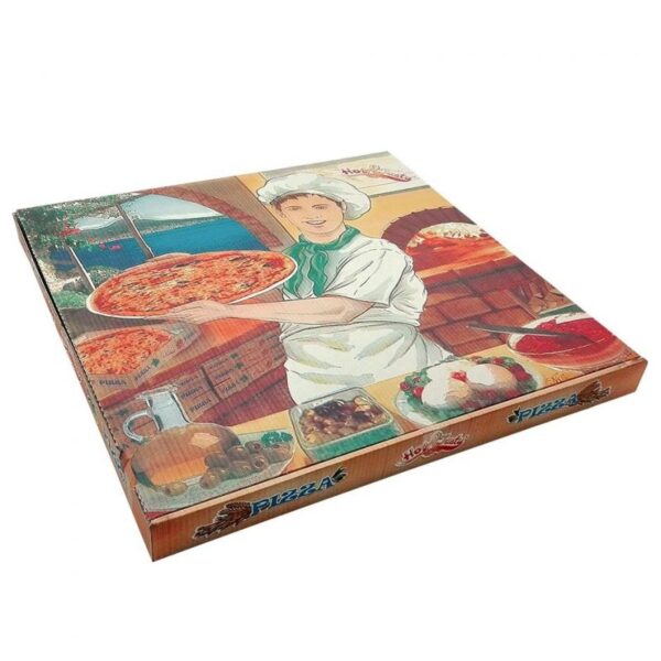 Caja pizza 26x26x4 100 uds.