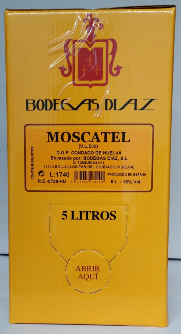 Vd.diaz moscatel 15º 5 l.