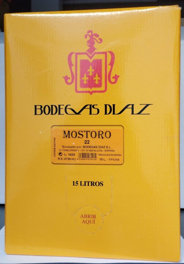 Vb.diaz mosto oro box 15 l
