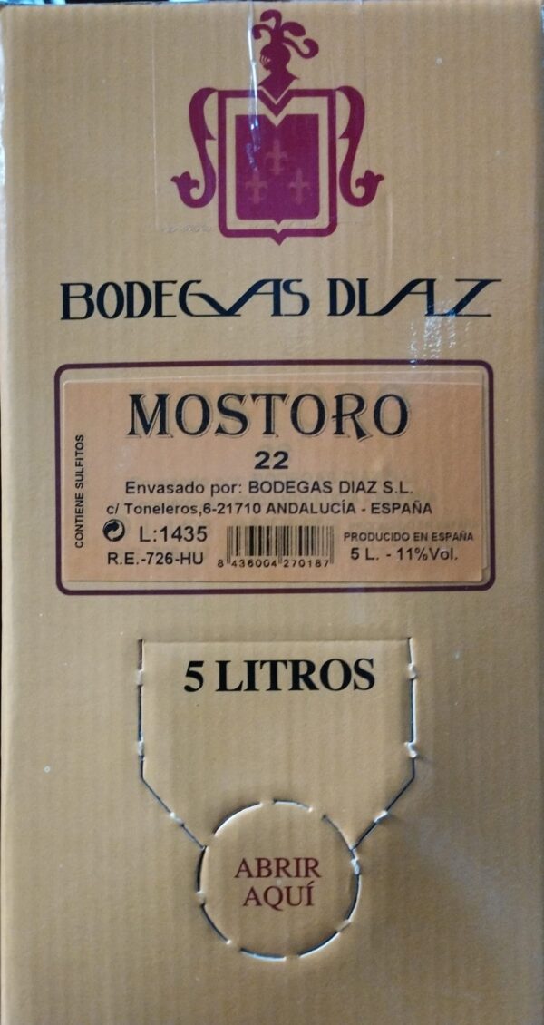 Vb.diaz mosto oro 5 lt.