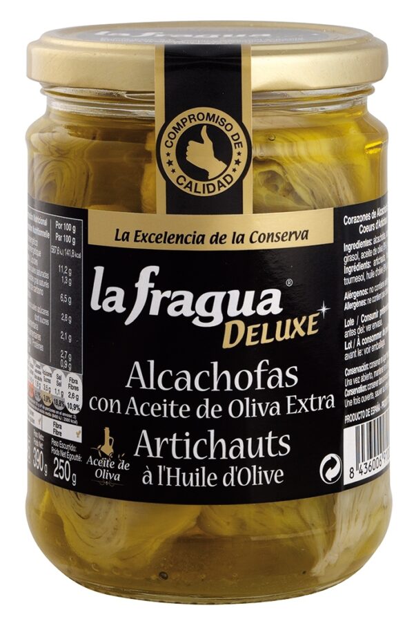 Alcachofa entera  ate/oliva 445g.