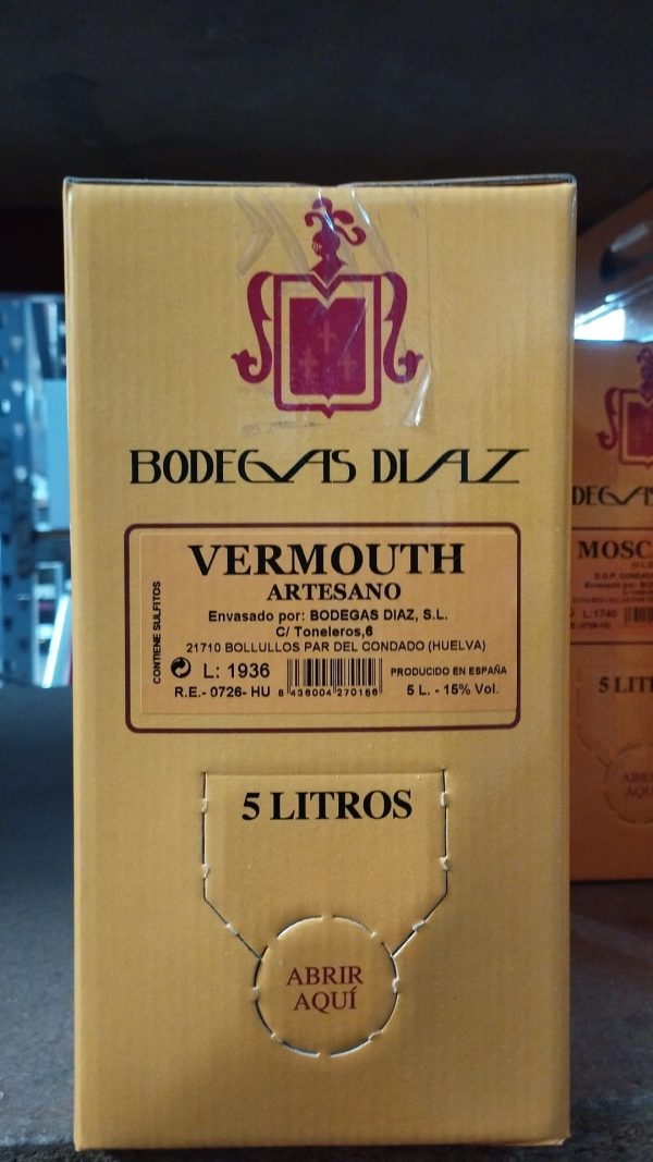 Vd. vermouth diaz 5 lt.