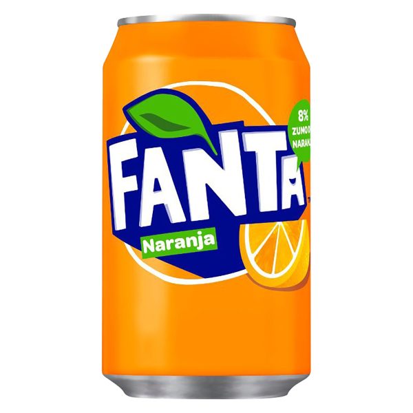 Ref. fanta nja. lata 33 cl.