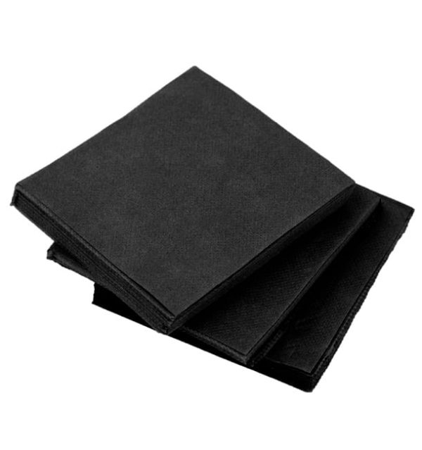 Serv. 40x40 negra 100 uds.