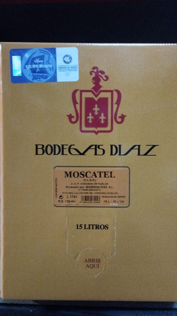 Vd.diaz moscatel 15º 15 lt.