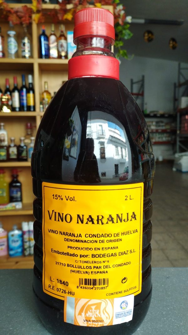 Vd.vino de naranja  2l.