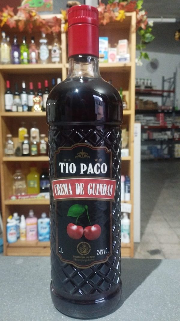 Crema de guindas tio paco 1 l