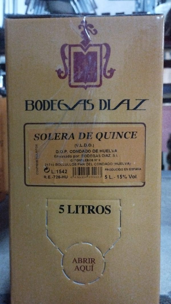 Vb. solera fina 15º 5 lt.