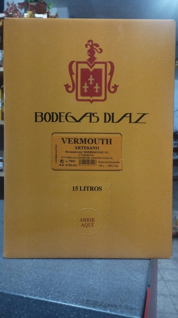 Vd. vermouth diaz 15 lt.