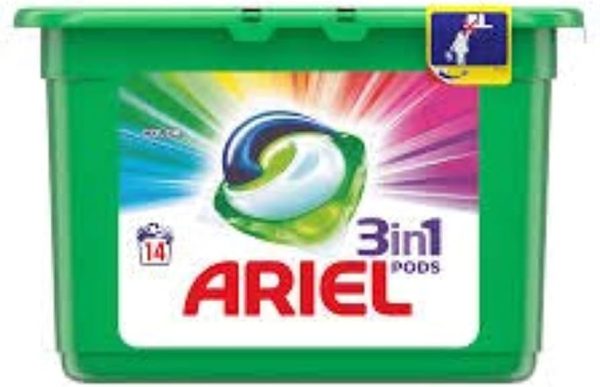 Det. ariel capsulas 18 unds.